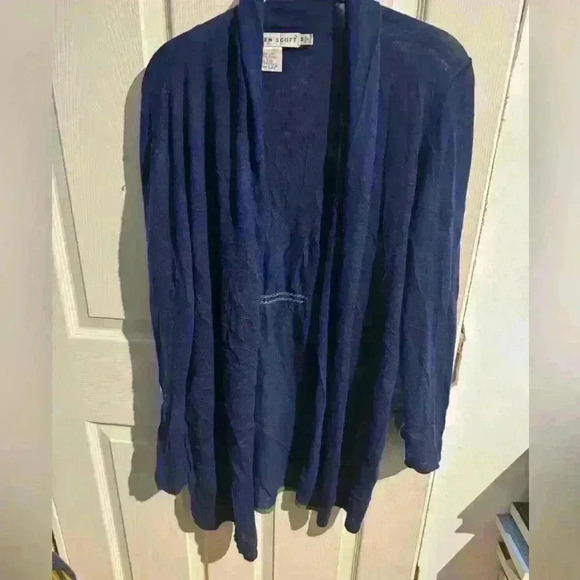 Gretchen Scott Open Front Cardigan Medium - Picture 4 of 10